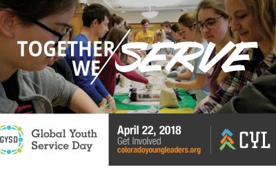 COLORADO YOUNG LEADERS TO ENGAGE 500 YOUTH TO SERVE ON GLOBAL YOUTH SERVICE DAY